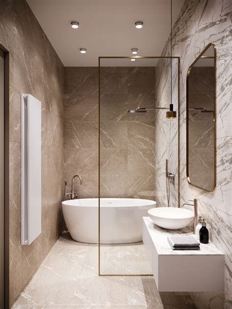 Marble On Behance Modern Luxury Bathroom Small Bathroom Interior
