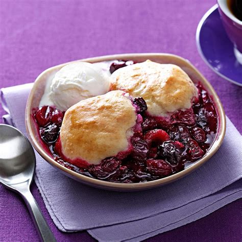 Healthy Triple Berry Cobbler Recipe How To Make It
