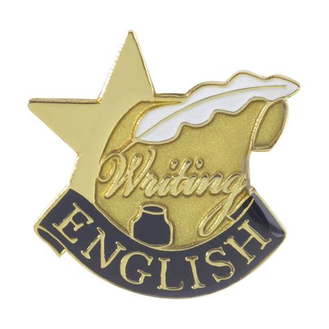 English Recognition Pin With Box Dinn Trophy