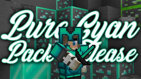 Pure Cyan 32x Pvp Texture Pack Minecraft Texture Pack