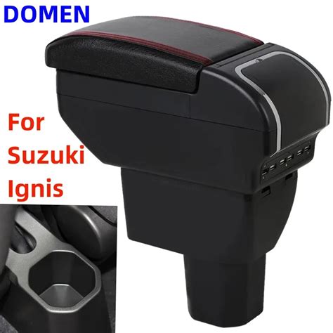 Reposabrazos Para Suzuki Ignis Caja De Doble Capa Contenido De Tienda Central