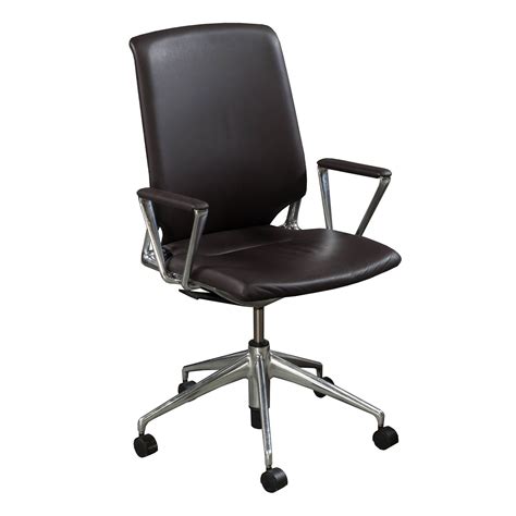 For more conference chairs, see additional conference chairs. Vitra Used Leather Conference Chair, Brown - National ...