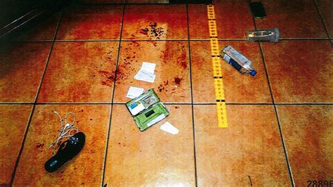 The most disturbing image show pools of blood on the floor of the bathroom, a panel missing from the door, and two police. Dr. Teresa Sievers crime scene photos [WARNING: Graphic ...