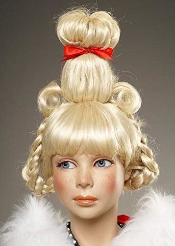 Buy Childrens The Grinch Style Blonde Cindy Lou Who Wig Online At