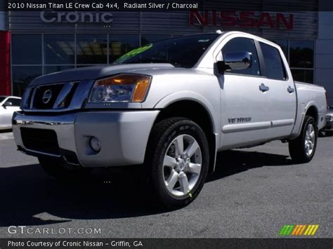 It was named for the titans of greek mythology. Radiant Silver - 2010 Nissan Titan LE Crew Cab 4x4 ...