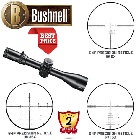 Bushnell Elite Tactical 6 36x56 Xrs3 Riflescope G4p Reticle