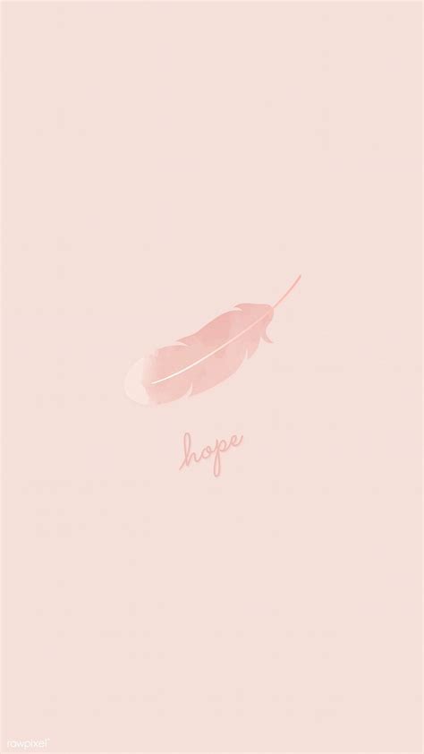 Single Pink Lightweight Feather Vector Premium Image By