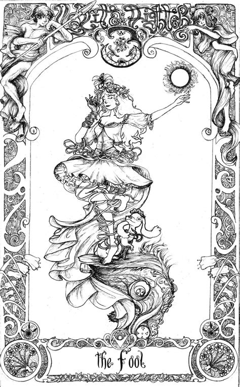 Download Free Printable Tarot Coloring Pages - Tripafethna