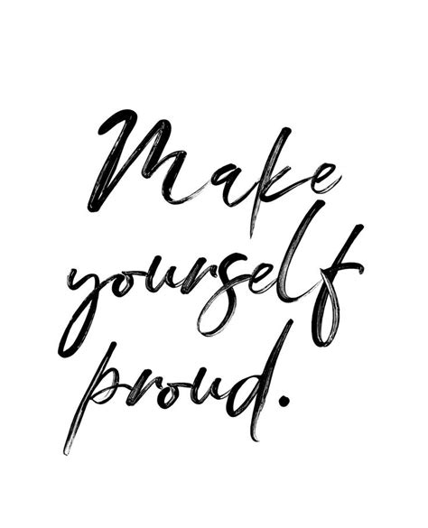 Motivational Wall Decor Make Yourself Proud Printable Etsy Canada