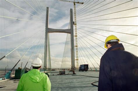 The Rarely Seen Pictures That Show The Second Severn Crossing Being