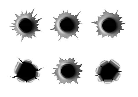 70 Background Of A Bullet Hole Texture Stock Illustrations Royalty