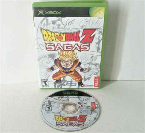 Dragon Ball Z Dbz Sagas Xbox Game Disc Fighting Fighter Dragonball Saga