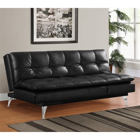 After all, blue is also the color of the sea, which still holds some puzzles open for us. Milan Convertible Sofa - Black - Sofas & Loveseats at Hayneedle