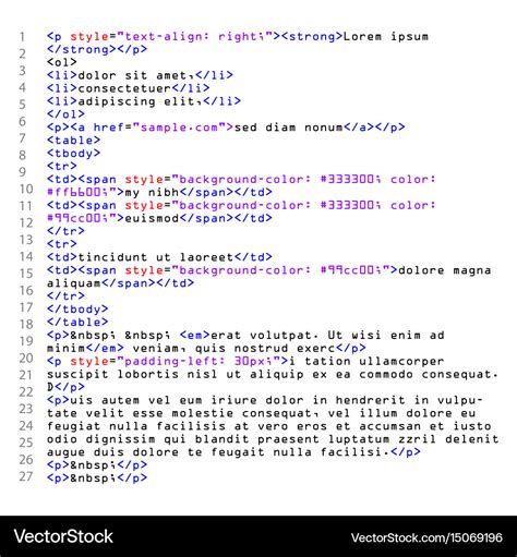 Sample Html Code For Website Design Gambaran