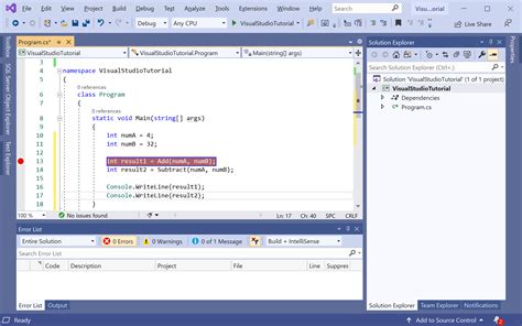 Visual Studio Debugging In Visual Studio Visual Studio Tutorial Hot