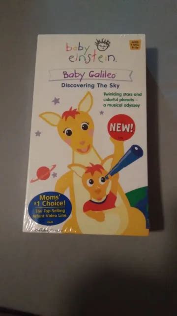 2003 Baby Einstein Baby Galileo Vintage Vhs Sealed Walt Disney Buena