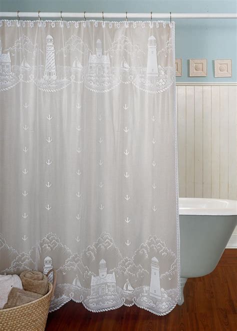 Heritage Lace Lace Shower Curtains Elegant Shower Curtains Fabric