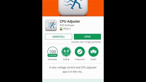 How To Adjust Cpu For Android Phone Cpu Adjuster Youtube