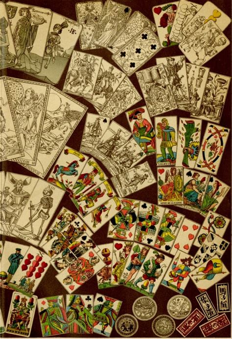 1897 Antique Playing Cards Print Deck Of By