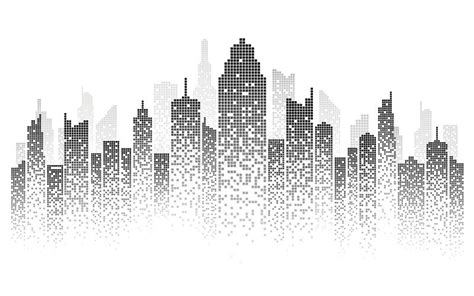 City Skyline Vector Illustration Stock Vector Illustration Of Scenic