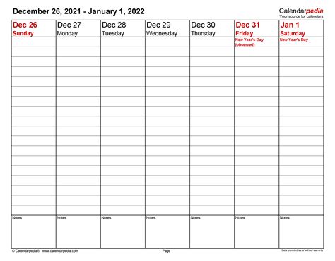 Printable 5 Day Monthly Calendar Calendarsquick 2022 2023 Free School