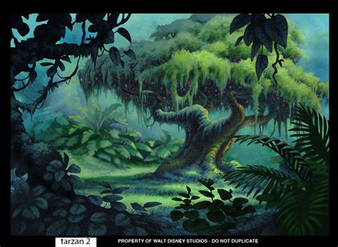Backgrounds Production Tarzan 2 Walt Disney On Behance