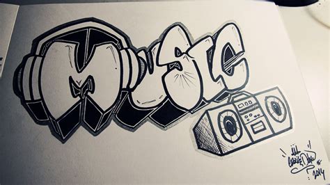 Music Graffiti By Lilwolfiedewey On Deviantart