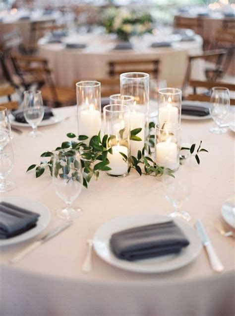 77 Stylish Minimalist Wedding Centerpieces To Try Weddingomania