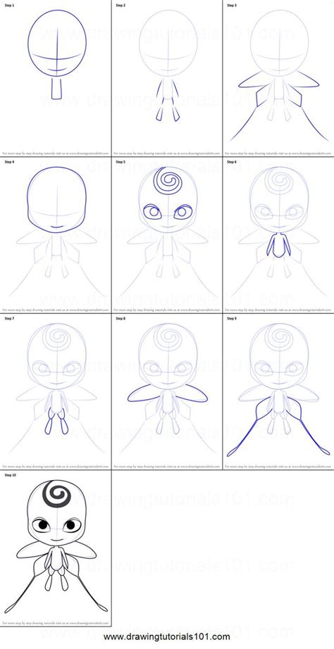 It was released on july 26, 2017. How to Draw Nooroo Kwami from Miraculous Ladybug printable step by step drawing ... - #draw # ...