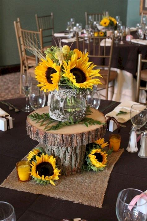 This rustic sunflower ceremony arch is the perfect place for your unity candle ceremony. 15+ Extraordinary Sunflower Wedding Ideas That Inspired ...