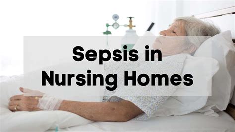 Sepsis In Elderly Nursing Home Residents Sepsis Symptoms In Elderly