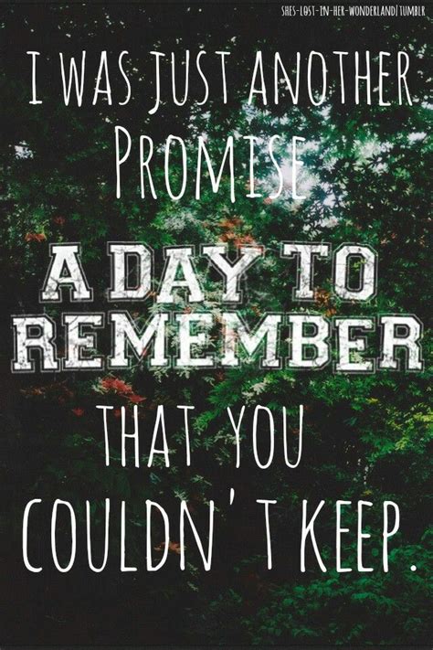 I Heard Its The Softest Thing Ever ♥ A Day To Remember Band Quotes