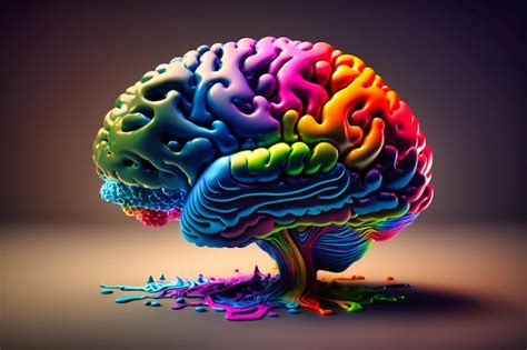 Premium Photo Multicolored Brains Merging Symbolizing Diverse Ideas