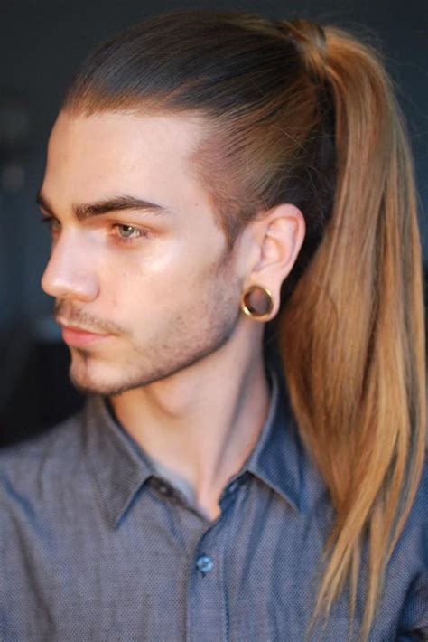 Long Hairstyles For Men Guide Wear Your Long Hair The Right Way Man Ponytail Long Hair