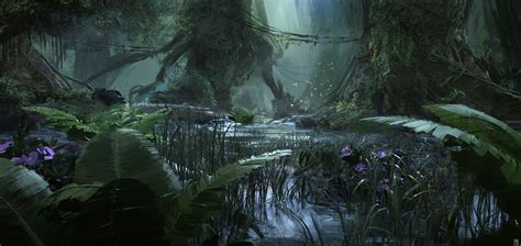 Bottom Swamp By Solarsouth Fantasy Landscape Landscape Concept