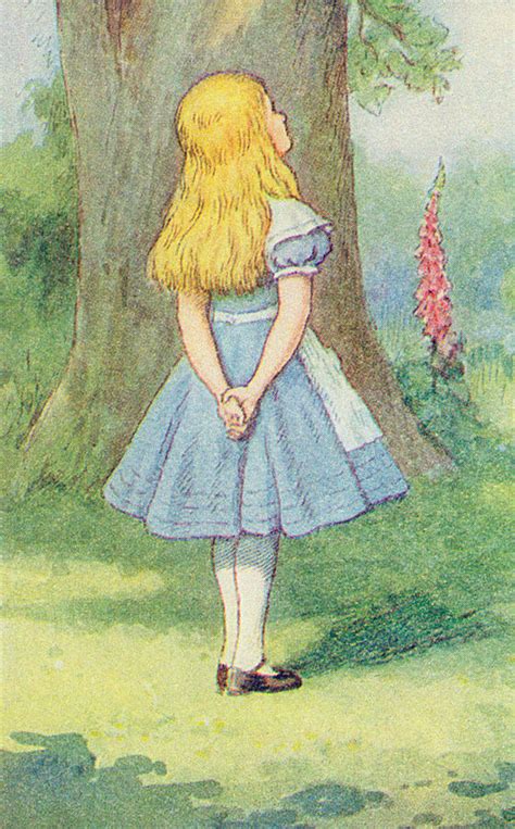 Alice In Wonderland Painting By John Tenniel