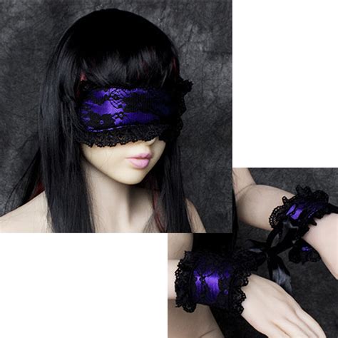Adult Games Sex Toys Lace Eye Mask Sex Handcuffs Bondage Restraints