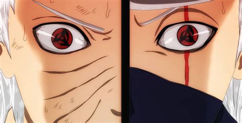 Naruto 666 Kakashi And Obito Two Mangekyou By X7rust On Deviantart Óbito Uchiha Anime