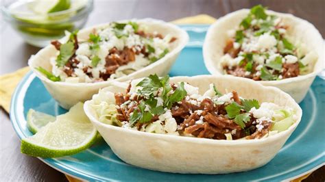 Slow Cooker Mexican Beef Short Rib Taco Bowls Recipe Slow Cooker