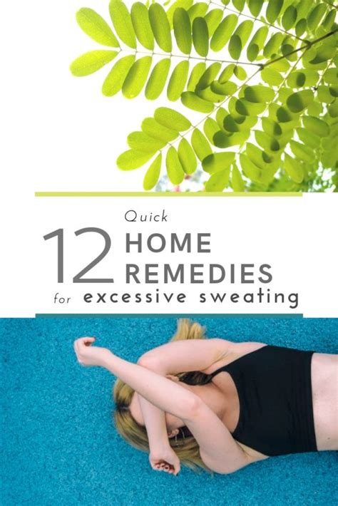 12 Quick Home Remedies For Excessive Sweating With Herbs