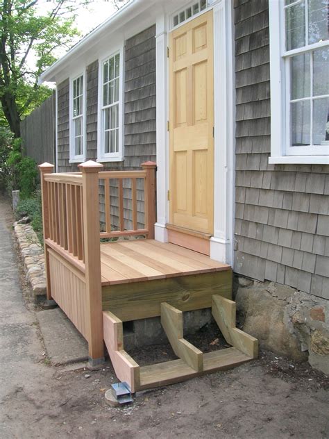 Building The New Front Steps Decks In 2019 Porch Steps Front Porch