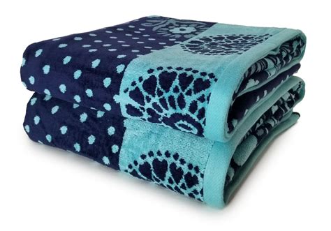 Over Sized Designer Jacquard Printed Beach Towels