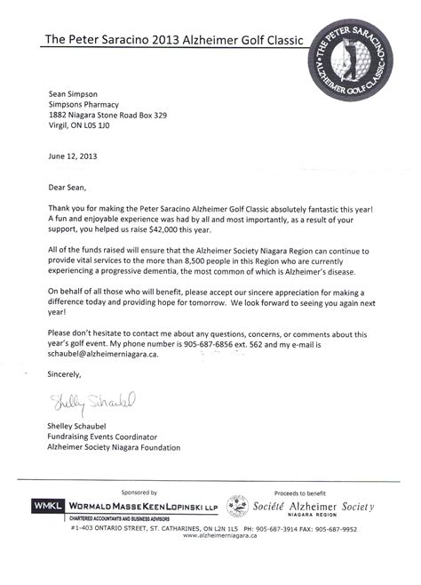 Golf Tournament Sponsorship Form Template