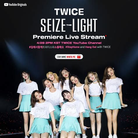 twice seize the light premiere live stream fan qanda event youtube original twice premiere