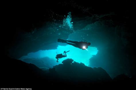 Scuba Diver Explores Incredible Ancient Mayan Sinkhole In The Yucatan