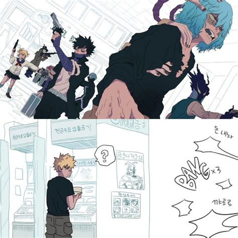 Himiko Toga And Mr Compress And Spinner And Dabi And Twice And Shigaraki Tomura