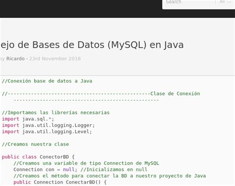 Manejo De Bases De Datos Mysql En Java Codepad Vrogue Co