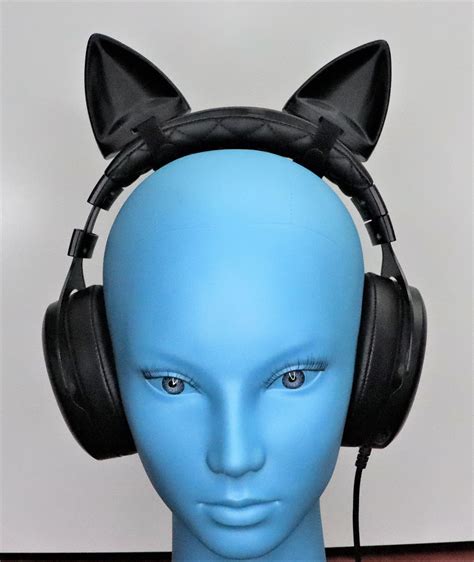 Cat Ears For Headphones Headset Neko Cosplay Twitch Etsy