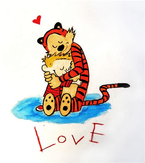 Calvin And Hobbes Love By Confettimuffin On Deviantart