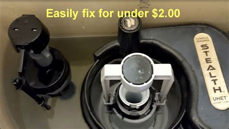 How To Fix Niagara Stealth Toilet For Under Hissing Noise Slow Water Fill With Weak